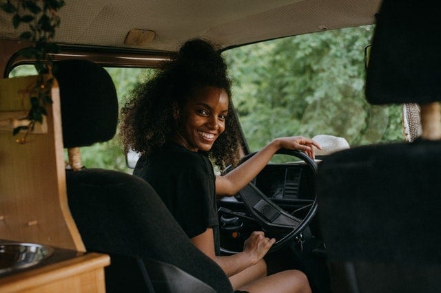 Driving-School-Aldie-VA happy girl learning to drive